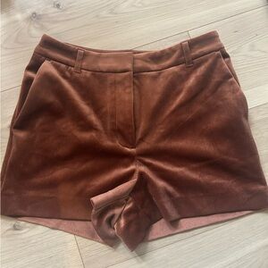 Express Rust Corduroy Shorts